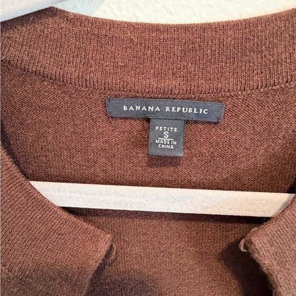 Banana Republic Dark Brown Women's Cardigan - Picture 3 of 4